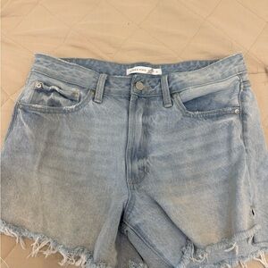 Altar’d State Women's Light Blue Denim Shorts